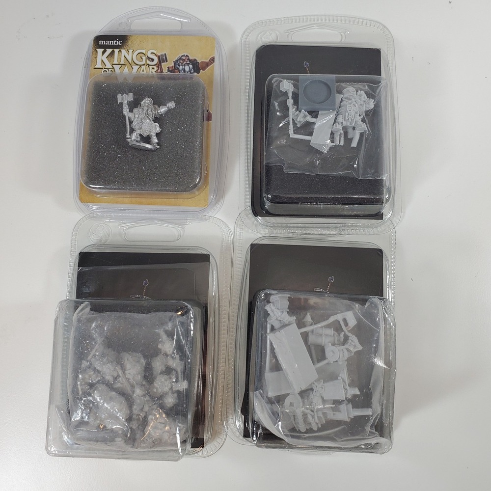 Mantic Kings of War Vanguard Dwarf Lot Gearlund Shieldbreaker Juggernaut More